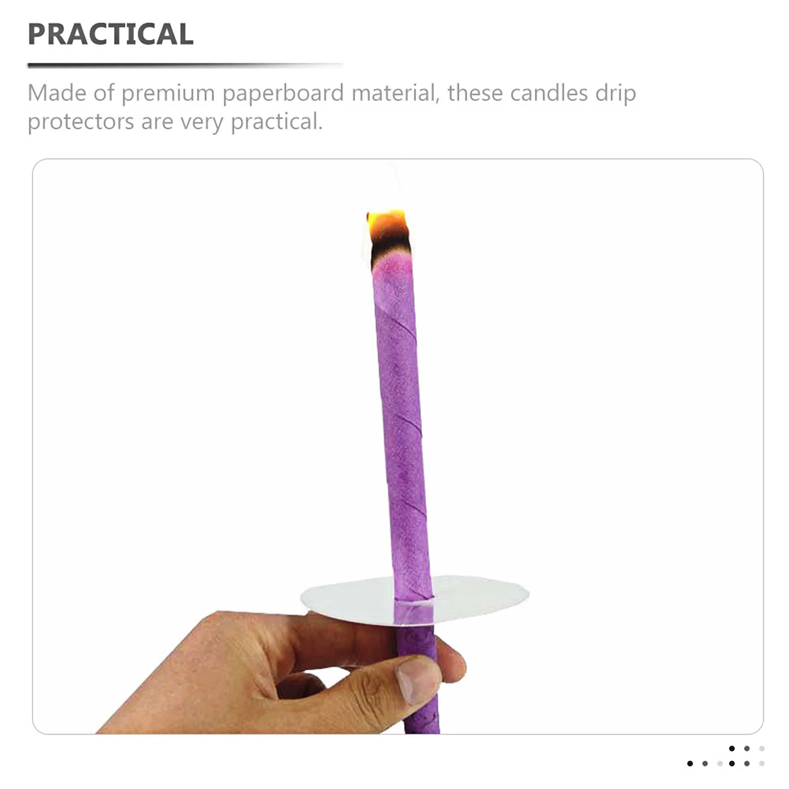 100 шт. бумажная защитная коробка для защиты от падения свечи мемориальный диск