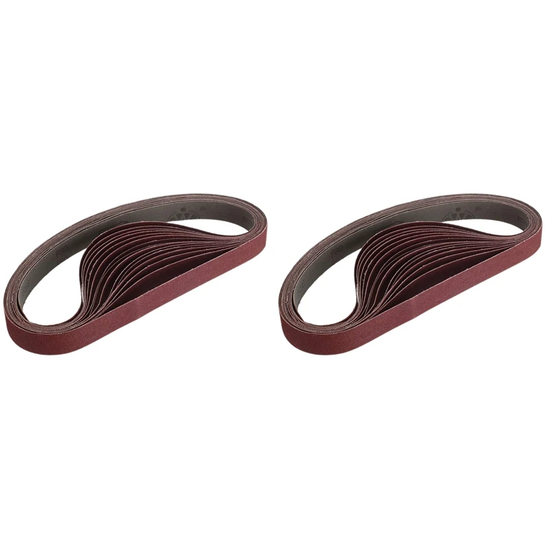 

TOP 30Pcs 1X30 Inch Aluminum Oxide Sanding Belts Heavy Duty Sanding Belts Multipurpose Abrasive Belts For Belt Sander