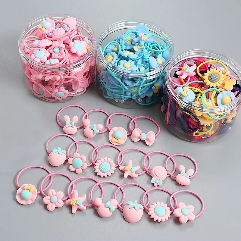 

pcs children's Headband Headwear hair Korean version the cartoon headwear girl rubber band sweet cute Hair accessories