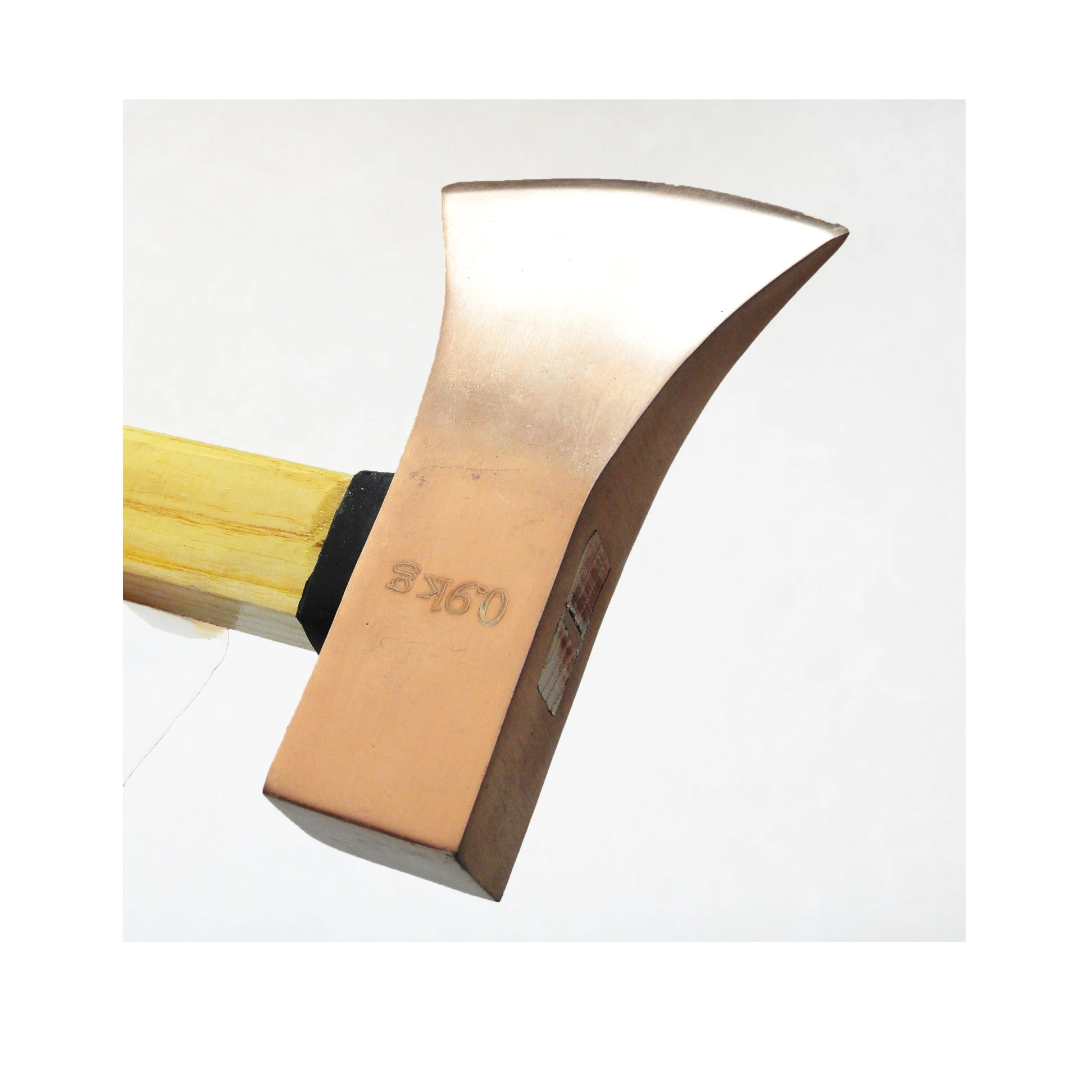 

Non sparking anit-explosion Axe Wooden Handle Be-cu 1kg Safety hand tools