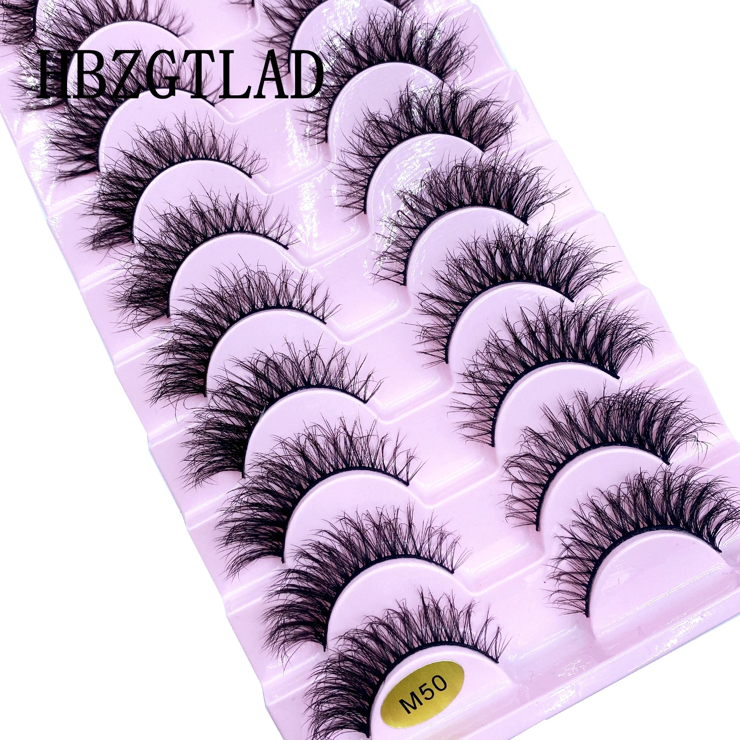 

10 Pairs Natural Long Fluffy False Eyelashes Fake Lashes Long Makeup 3d Mink Lashes Extension Eyelash Mink Eyelashes For Beauty