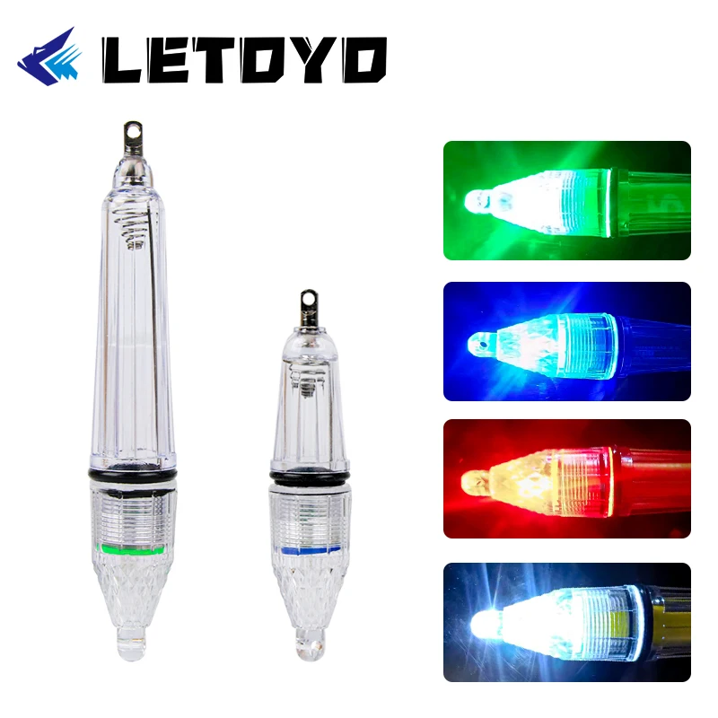 

LETOYO LED Deep Drop Fishing Light Energy Saving Underwater Squid Lure Lamp Attractor Fish Flash Light Bait For Sea Boat Fishing