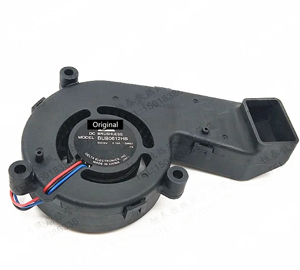 Оригинальный, 100% рабочий, BUB0612HB D825mX DC 12 В 0.20A 3-проводной серверный проектор, охлаждающий вентилятор