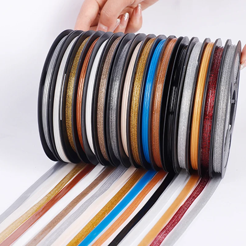 

6M Ceramic Tile Gap Tape Self-adhesive Mildewproof Waterproof Line Stickers Seal Gadgets Wall Floor Seam Decor Tape