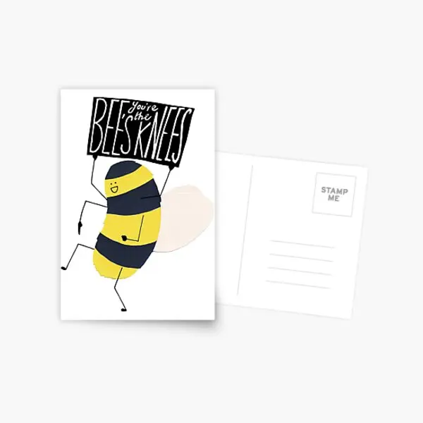 

Открытка в виде пчелы и колен, стильный декор, модный альбом, поздравительная открытка, мультяшная фотография, жизнь, изображение, память в э...