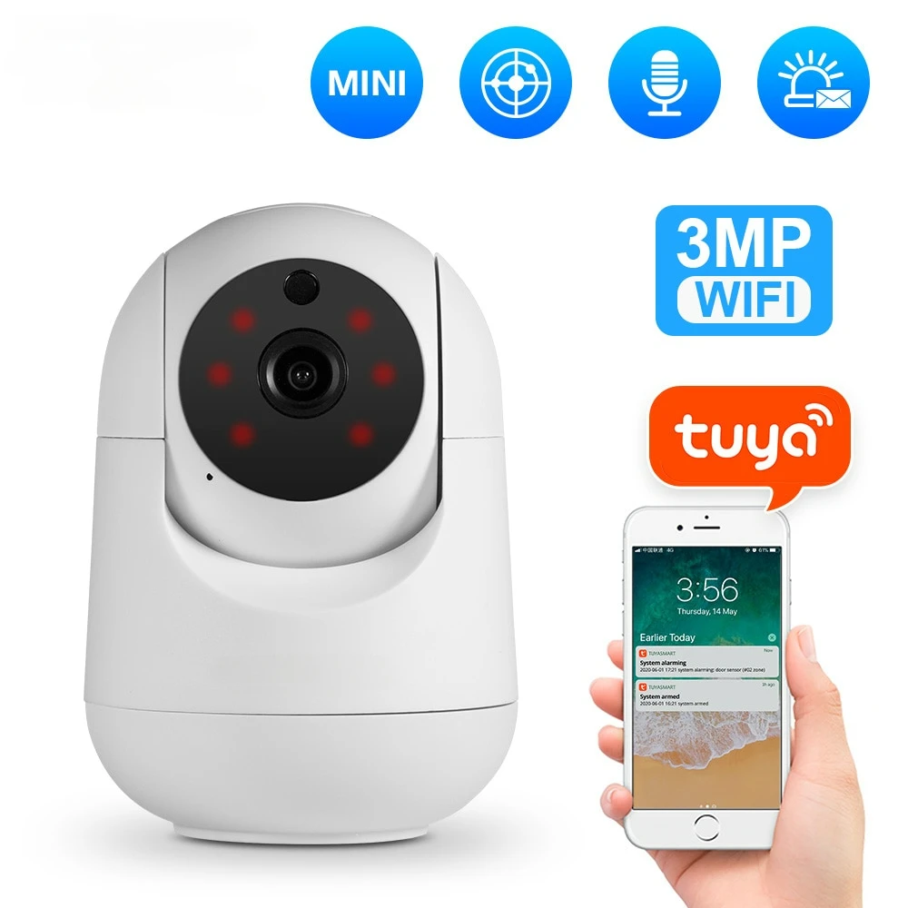 

DELI 29M Camera Smart Home Indoor WiFi Wireless Surveillance Audio Cam CCTV Automatic Tracking Security Baby Monitor