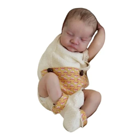 

Amazon Hot Sale Real Life Girl Babies Sleeping Time Realistic Silicon Reborn Baby Dolls For Sale