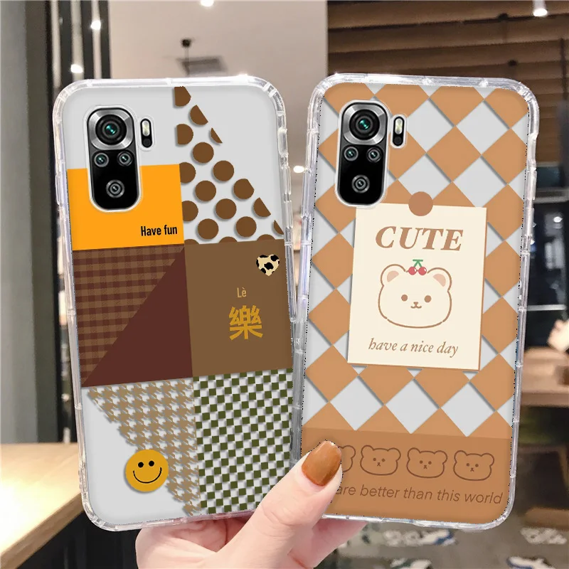 

Cartoon Case For Xiaomi Redmi Note 10S Case Redmi Note 10 9 8 7 Pro 9S 8T Redmi 9C 9A 8A 7A Poco X3 Pro M3 F3 Clear Soft Cover
