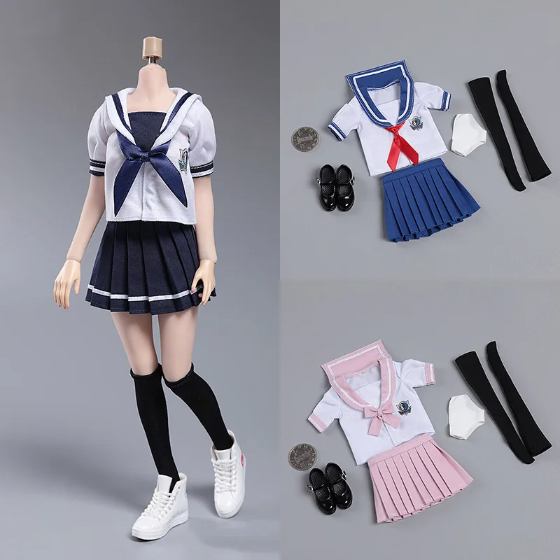 

CDtoys CD031 масштаб 1/6, Женский солдат, матросский костюм, Студенческая форма, длинная/короткая модель детской модели для 12-дюймовой экшн-фигурки