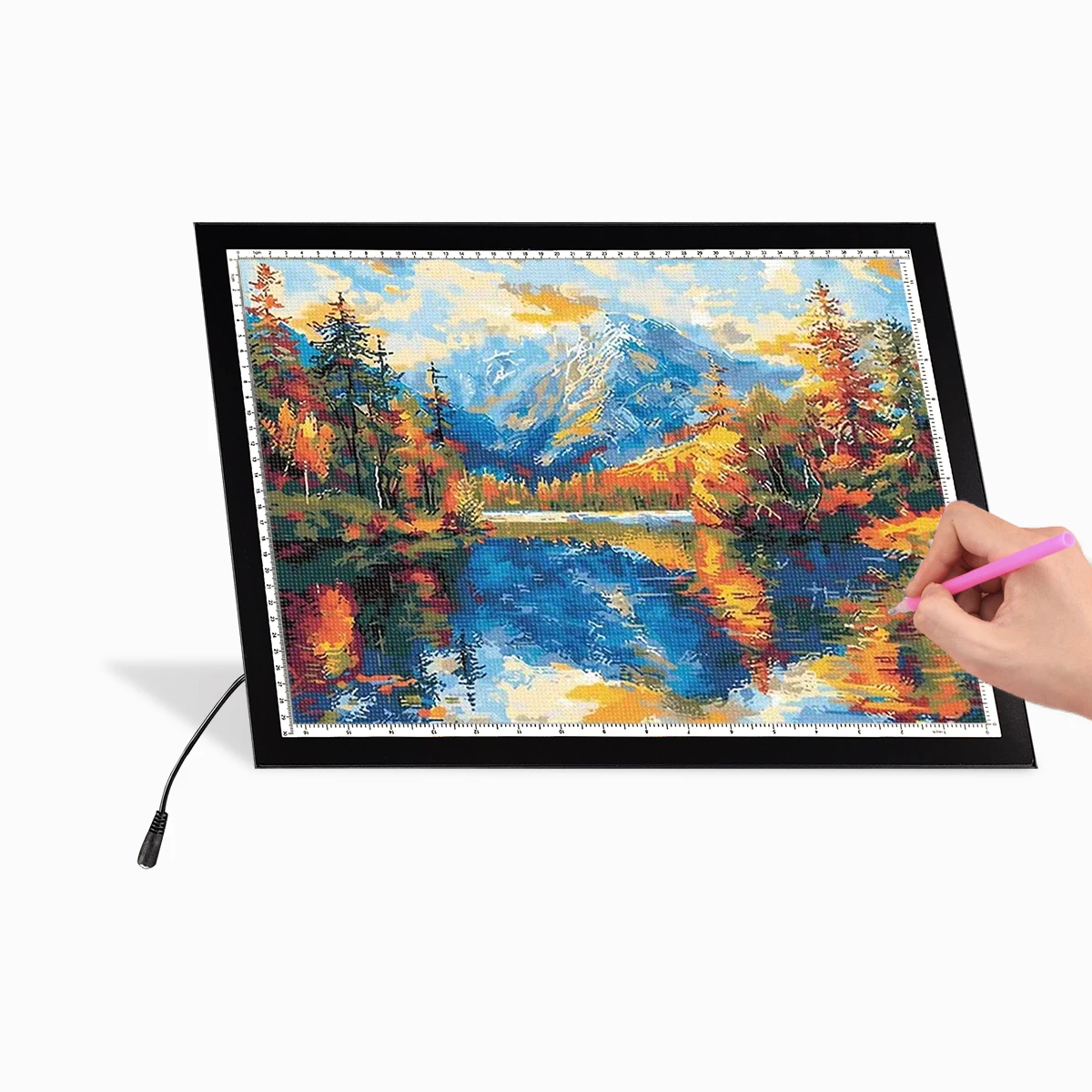 Светодиодная фотография a3LED для алмазной живописи доска рисования 10 уровней