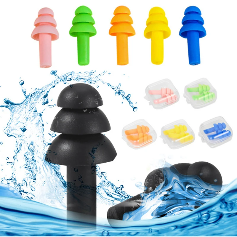 

New Soft Silicone Ear Plugs Insulation Ear Protection Earplugs Anti Noise Snoring Sleeping Plugs for Travel Noise Reduction