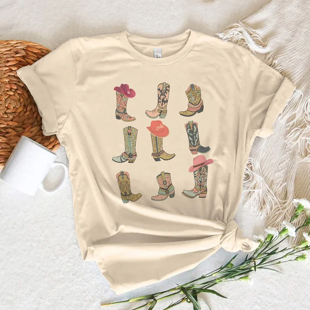 Футболки Cowgirl женская летняя футболка уличная одежда для девушек в стиле 1920-х