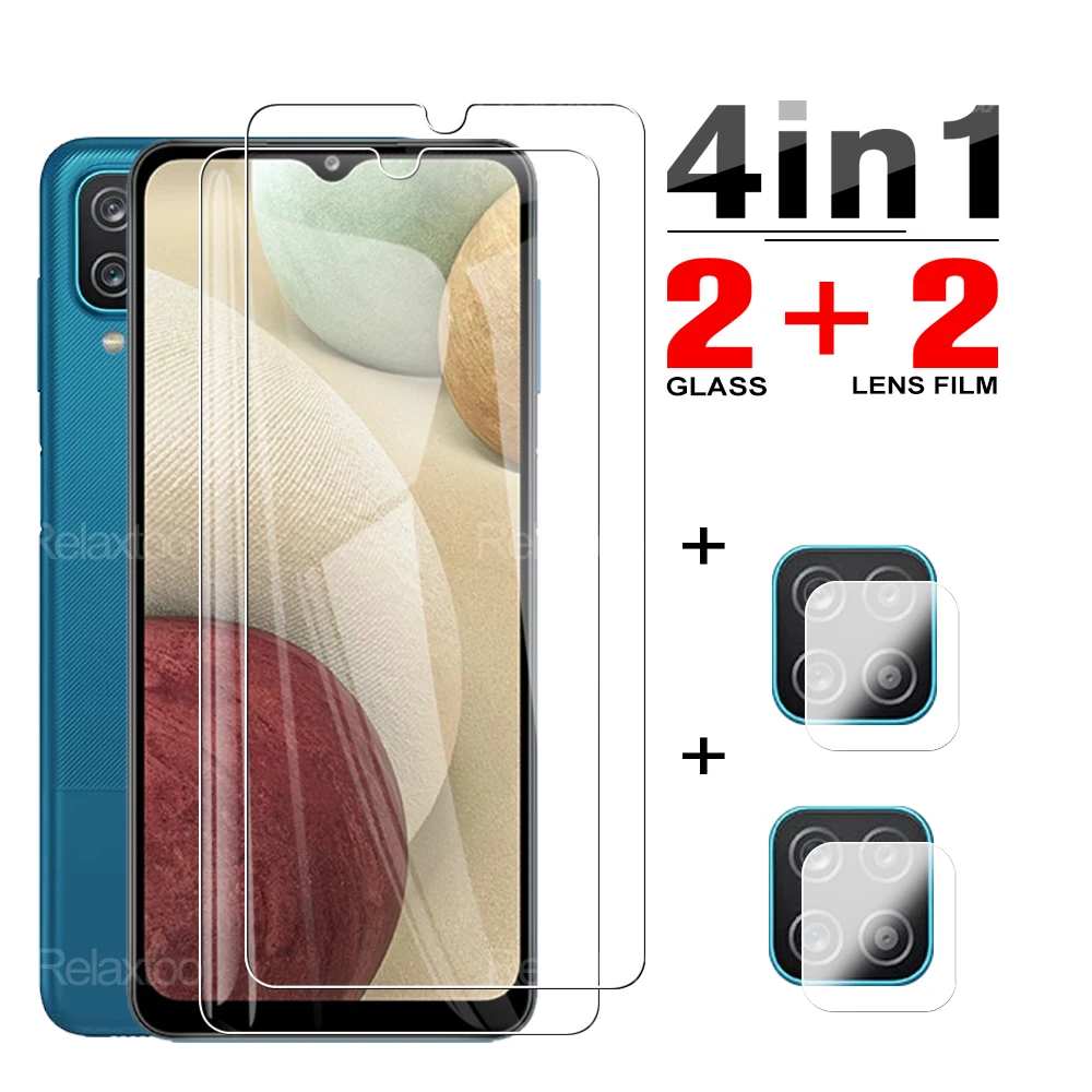 

Закаленное защитное стекло 4 в 1 для Samsung Galaxy A12 A52 A53 A72 A13 A23 A73 A33 A02 A03 S A03S