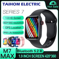 taihom smartwatch men women connected to phone for ios android calls messages reminder waterproof ip68 gps ecg blood pressure