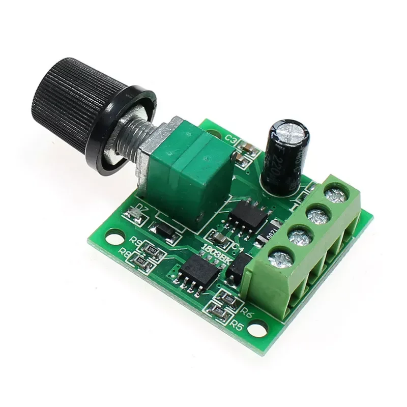 

5V 12V 30W 2A DC 1.8V -15V PWM Motor Speed Controller Regulator Low Voltage Fan Speed Control Switch PWM Adjustable Drive