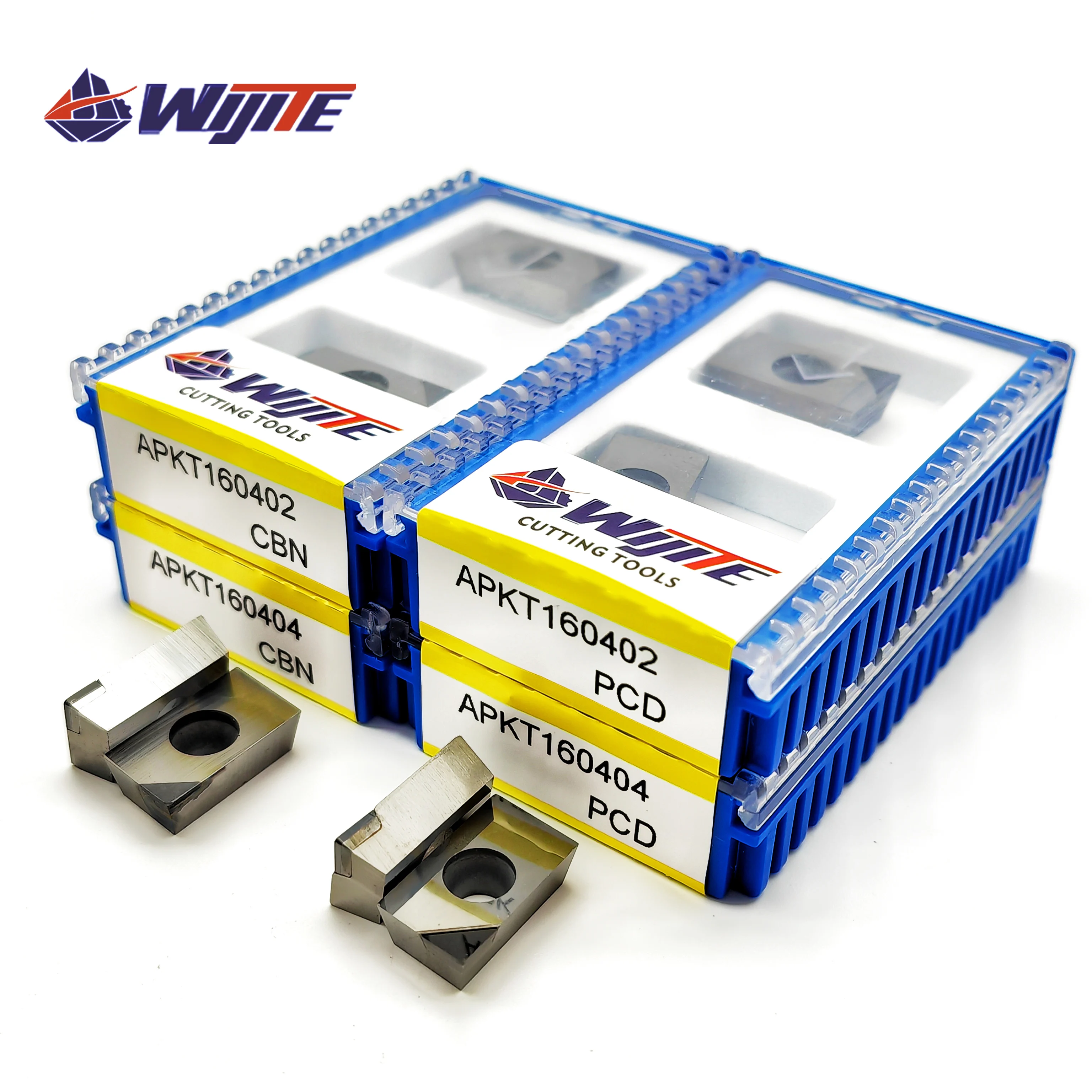 Фото PCD APKT113502 APKT113504 APKT160402 APKT160404 Инструмент forsuch как медный и алюминий, инструменты CBN для твердой стали и чугуна №5