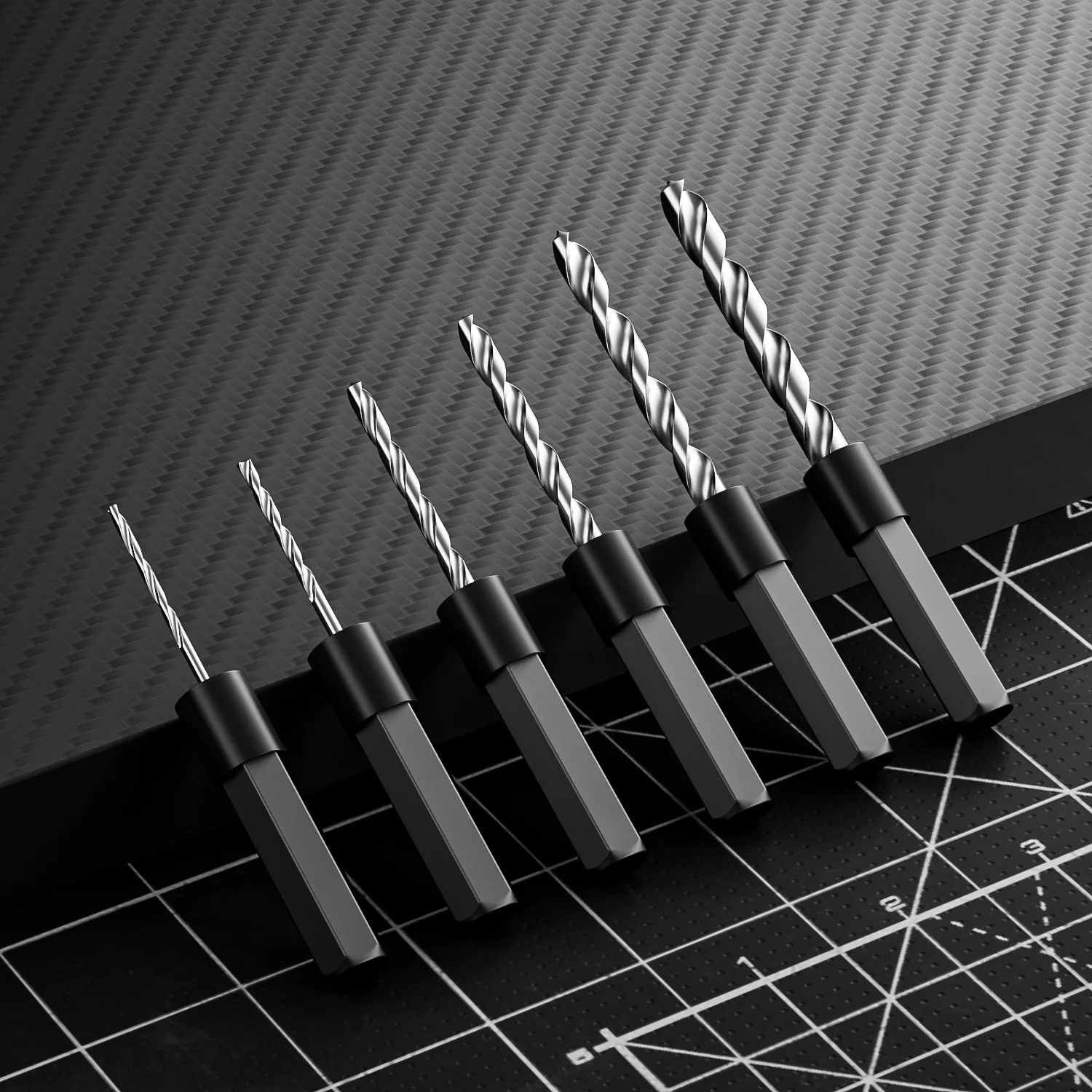 6 шт. 0 8-3 мм микро шестигранное сверло для отверстий фитинг Jakemy электрические