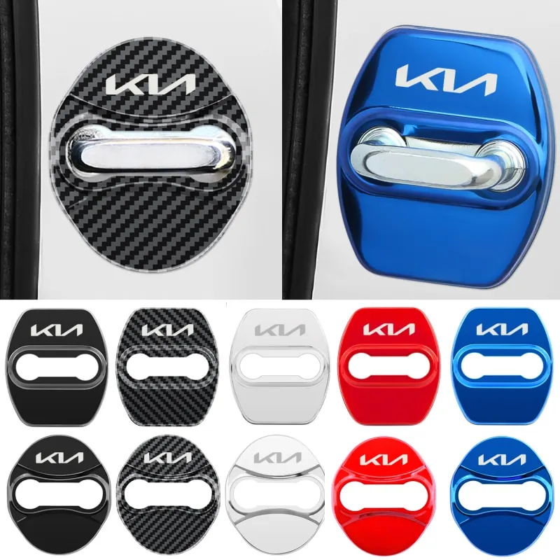 4 шт. защитный чехол для автомобильного дверного замка KIA Picanto K3 K5 K7 Rio Ceed Sportage Seltos