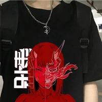 2022 new summer female tee aesthetic loose women t shirt punk anime streetwear ladies gothic top t shirts harajuku clothes y2k
