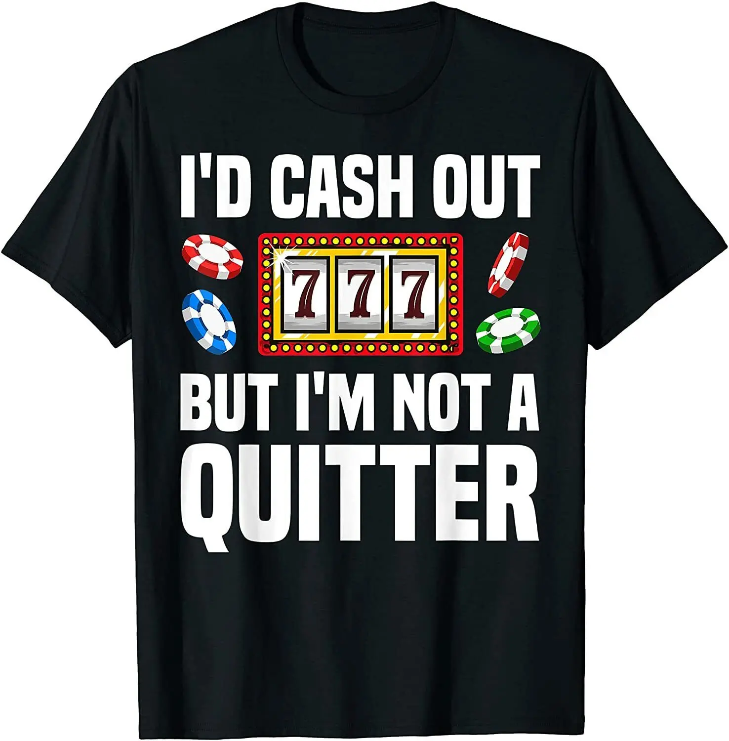 

Забавный дизайн казино для мужчин и женщин хлопковая Футболка с круглым вырезом для мужчин и женщин повседневные Высококачественные футбо...