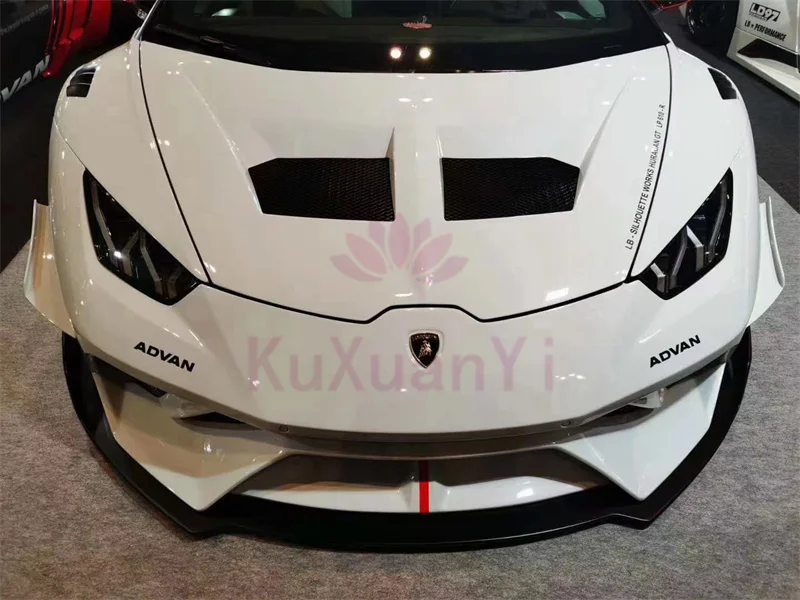 Капот двигателя из сухого углеродного волокна в стиле LB для Lamborghini Huracan LP580 LP610
