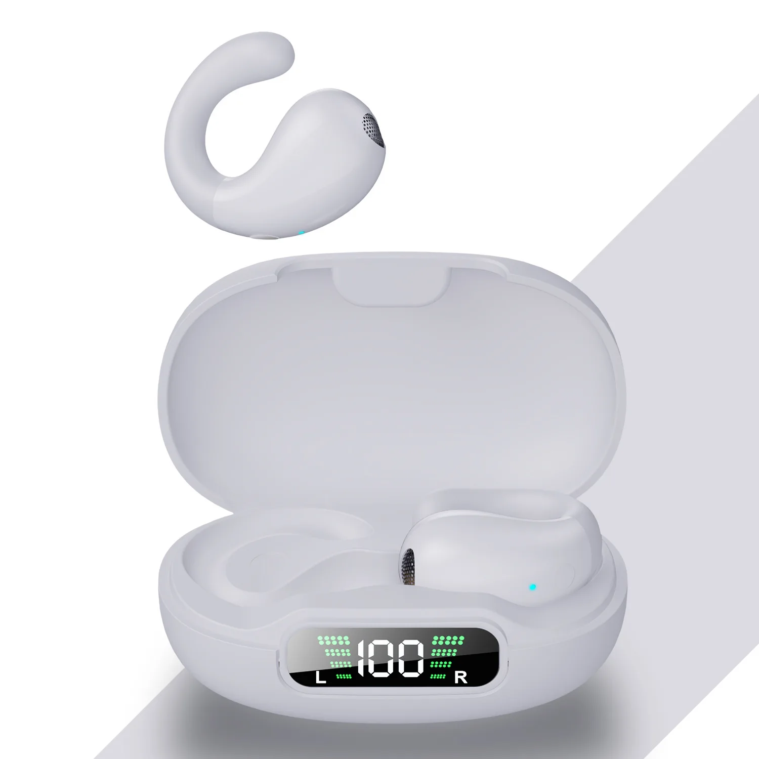 

Q92 TWS Bluetooth 5,3 наушники с костной проводимостью, наушники для игр, беспроводной микрофон, наушники с зажимом, Спортивная bluetooth-гарнитура