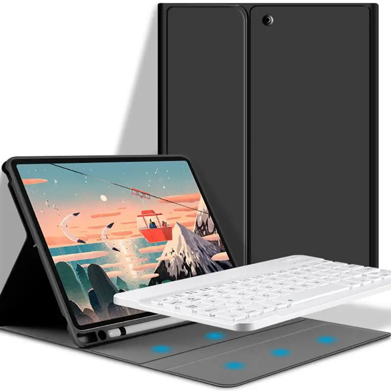 Holder Keyboard For Apple Ipad Pro 11 Inch 2020 2018 Pu Leather Tablet Usa Detachable Bluetooth Keyboard Case