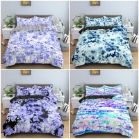 watercolor paint bedding set bedroom decor abstract style duvet cover set king queen twin single size luxury bedclothes 23pcs