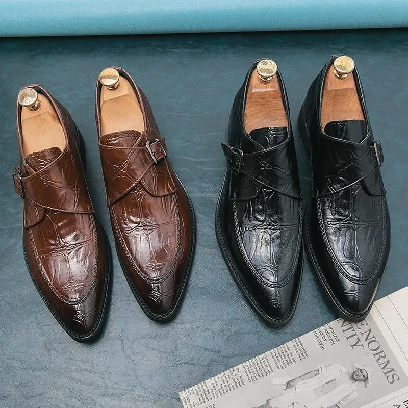 

Мужская обувь весна-осень деловая официальная одежда кожаная обувь для офиса с острым носком кружевная Мужская Рабочая искусственная кожаная обувь Youn