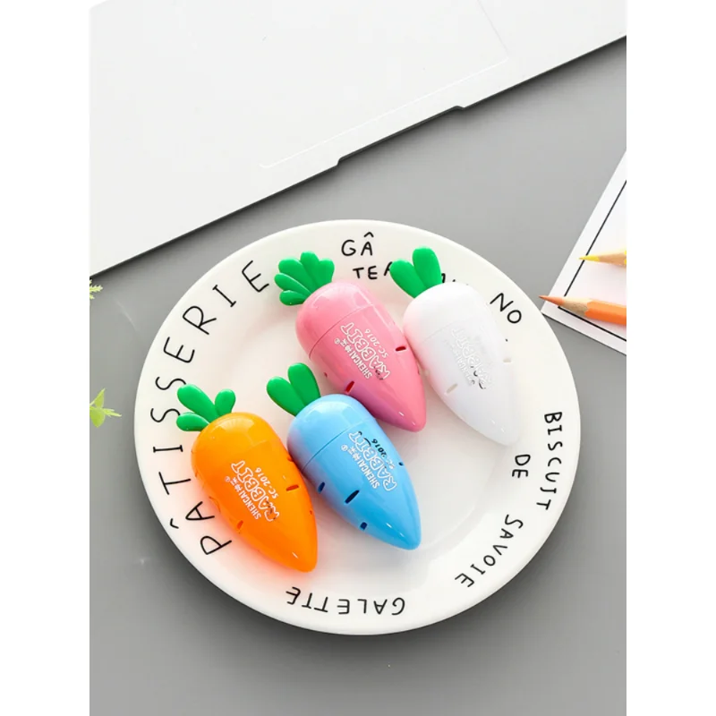 Необычная мультяшная Милая точилка для карандашей в виде моркови Необычные