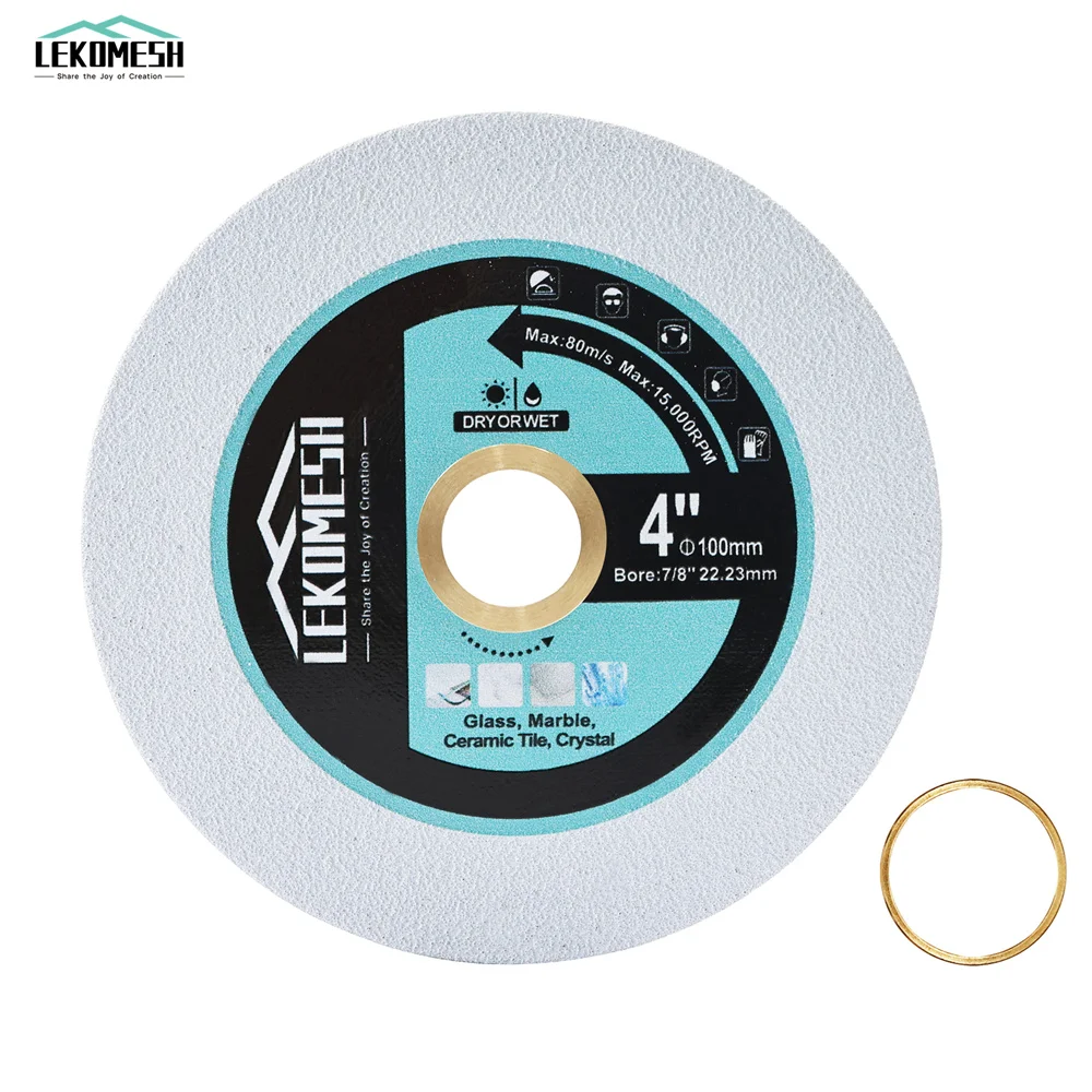 Алмазное лезвие для пилы LEKOMESH dia100мм/4 дюйма стекла нефрита хрусталя вина