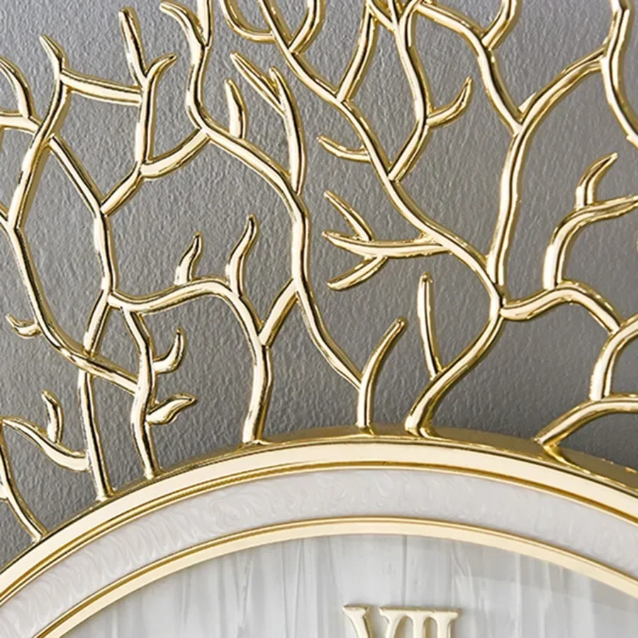 Золотые настенные часы для гостиной элегантные декоративные стильные спальни