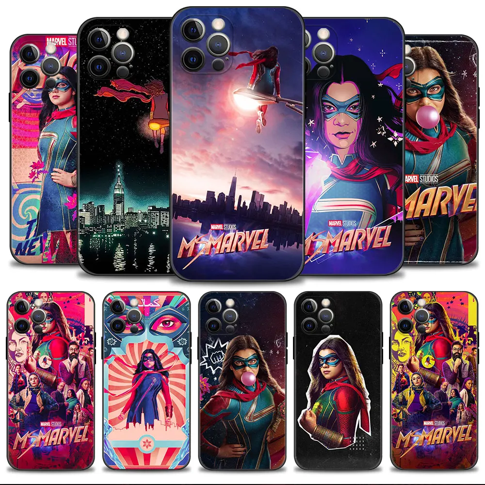 

Ms Marvel Girl Hero Phone Case For Apple iPhone 14 13 12 11 Pro Max 13 12 Mini XS Max XR X 7 8 6 6S Plus Cover Shell Funda