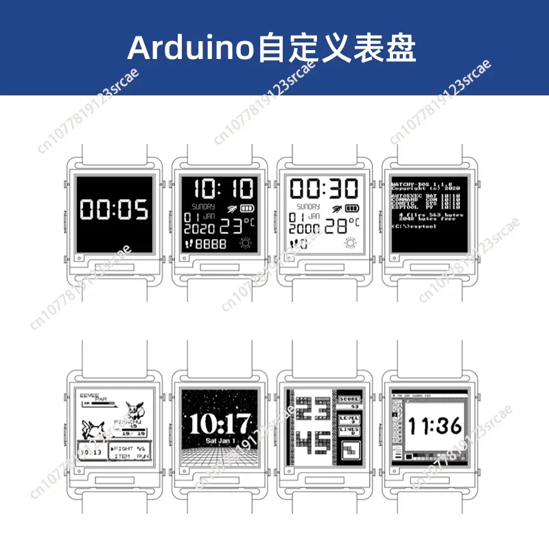 Программируемые электронные часы ESP32 умный носимый браслет с открытым исходным
