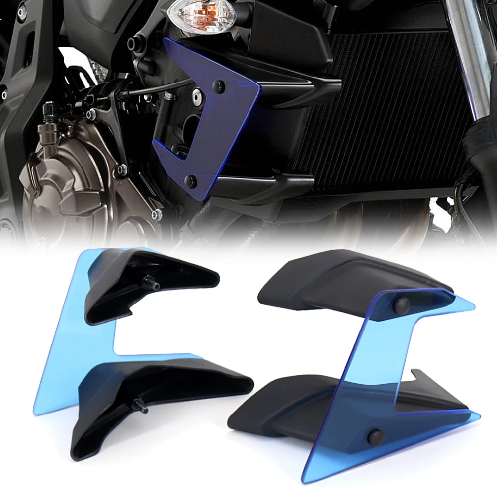 Новая модель для YAMAHA 3 вида цветов MT07 mt07 Side Downforce голые спойлеры фиксированные