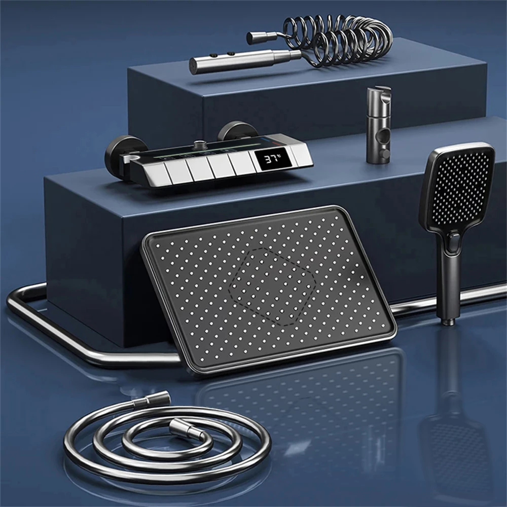 Практичная Душевая система для ванной комнаты 1 шт. умный светодиодный дисплей