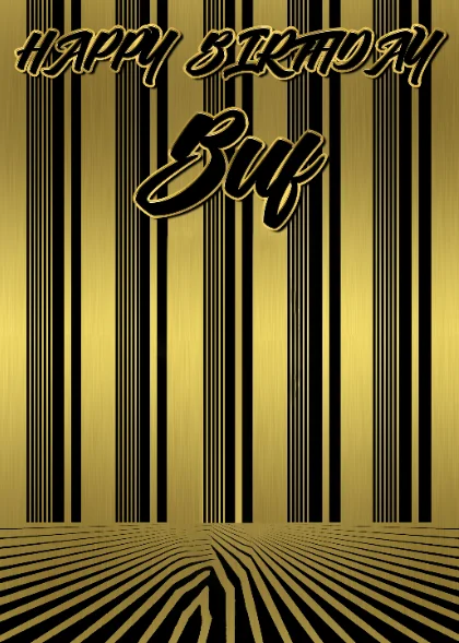

5x7FT Personalized Gold Black Great Gatsby Happy Birthday Prom Bash Custom Photo Studio Backdrop Background Vinyl 220cm x 150cm