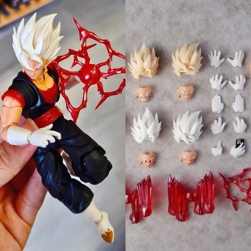 Фото Горячая новинка: Фигурка Vegetto из Dragon Ball Z от Ygmw Studio, еженедельная цветовая версия, масштаб 1/12, аниме-модель, подарок на день рождения, игрушка №1