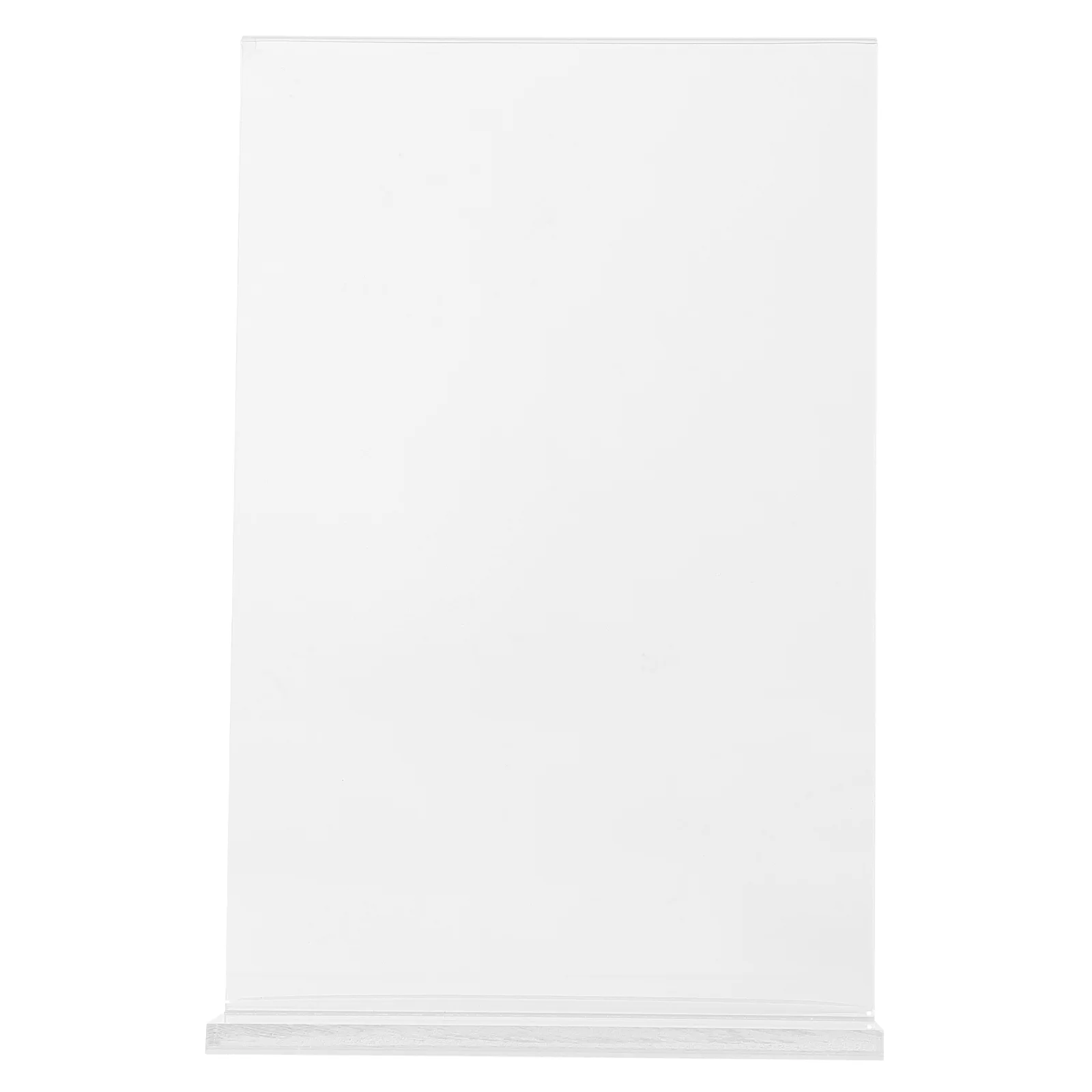 

Holder Display Sign Stand Acrylic Clear Table Menu Frame Tabletop Poster Paper Picture Desktop Holders Standsflyer Document