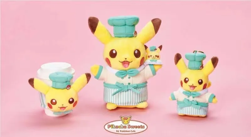

Pokémon Cafe Limited Pastry Chef Dessert Pikachu Plush Doll For Kids