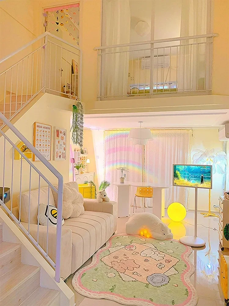 

Cute Shaped Flower Bedroom Bedside Mat Home Girly Living Room Coffee Table Rugs Cloakroom Leisure Area Carpets Ковер Tapis 러그