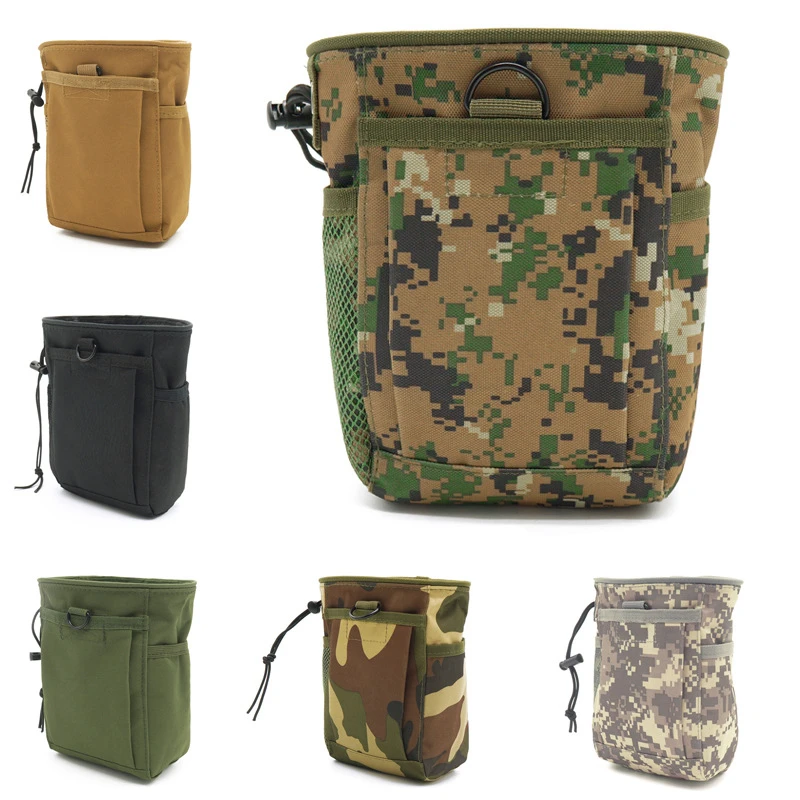 

Molle System Hunting Tactical Magazine Dump Drop Pouch Recycle Waist Pack Ammo Bags Airsoft Military Accessories Bag Pouches