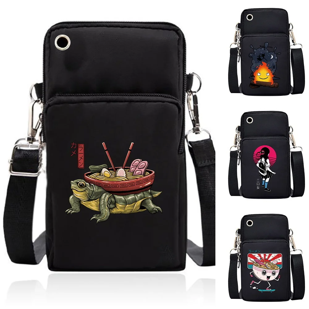 

Универсальная водонепроницаемая сумка для IPhone, Samsung, Xiaomi, аниме, с японским рисунком, наплечная сумка, спортивная сумка на руку, кошелек