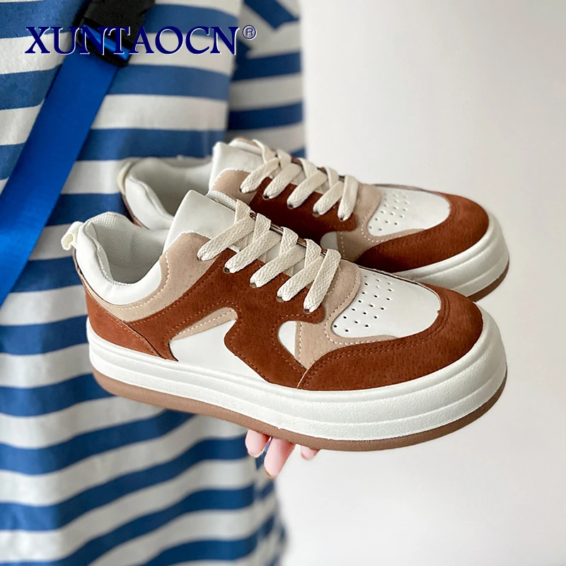 

Thick-soled Big-toe Shoes Women's 2022 Spring New Korean Version Student Casual All-match Board Shoes Ulzzang Women's Shoes