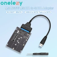 onelesy m 2 ngff to sata adapter msata to usb sata 3 0 converter external 2 in 1 msata m 2 ngff to sata usb adapter riser card