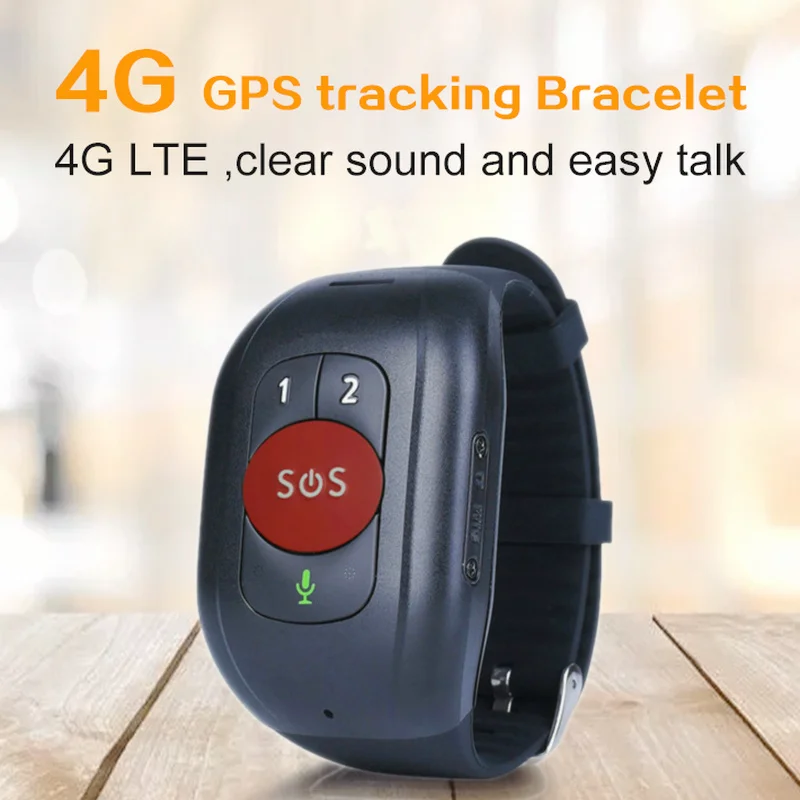 

2023 New 4G Elderly GPS Tracker Wristband 4G Sim Watch Phone Tracking Bracelet SOS IP67 Waterproof Old People Locator Hot Sale