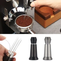 stainless steel hand distribution tool tamper espresso coffee stirrer coffee distributor coffee stirring tool barista