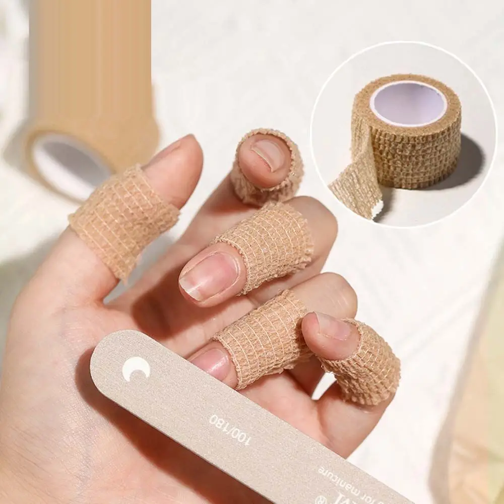 

Профессиональные противоизносостойкие защитные ленты для дизайна ногтей, эластичные противоскользящие накладки на пальцы, самоклеящиеся ...