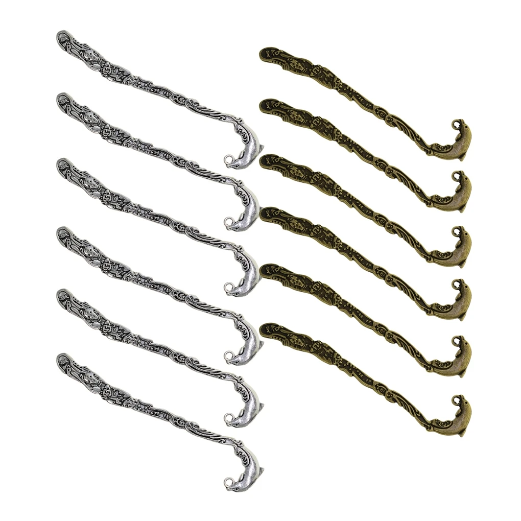 

12 Pieces Alloy Bookmark Bookmarker Indoor House Book Mark Accessories
