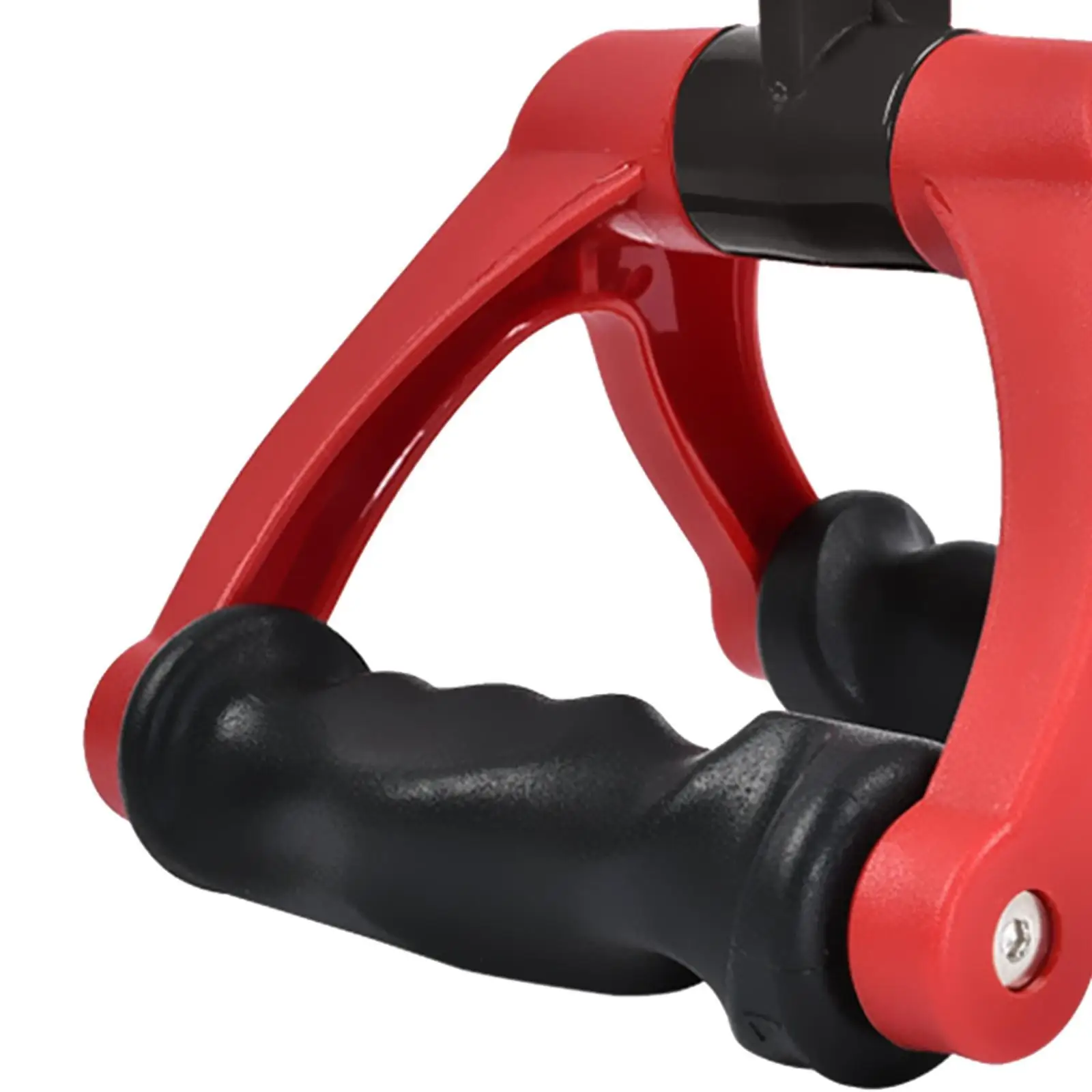 

Two D Rowing Handle Cable Attachment Back Training Gym Weight Workout Red